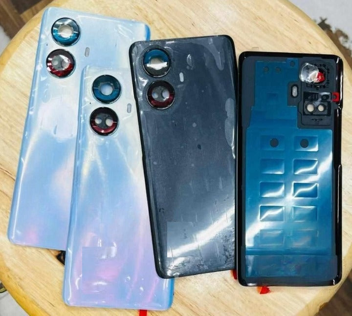Back Panel with Camera Lens for Realme 10 Pro Plus : Nebula Blue Back Panel with Camera Lens for Realme 10 Pro Plus : Nebula Blue